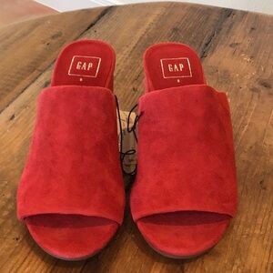 GAP Suede Leather Heels size 8